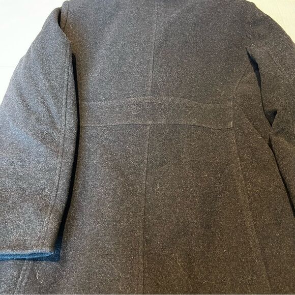 Anne Klein Peacoat Women's Large Dark Grey Wool - Picture 8 of 10